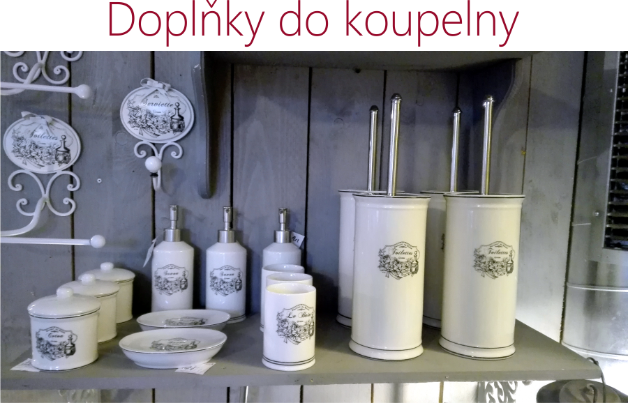 Doplňky do koupelny Del´Art